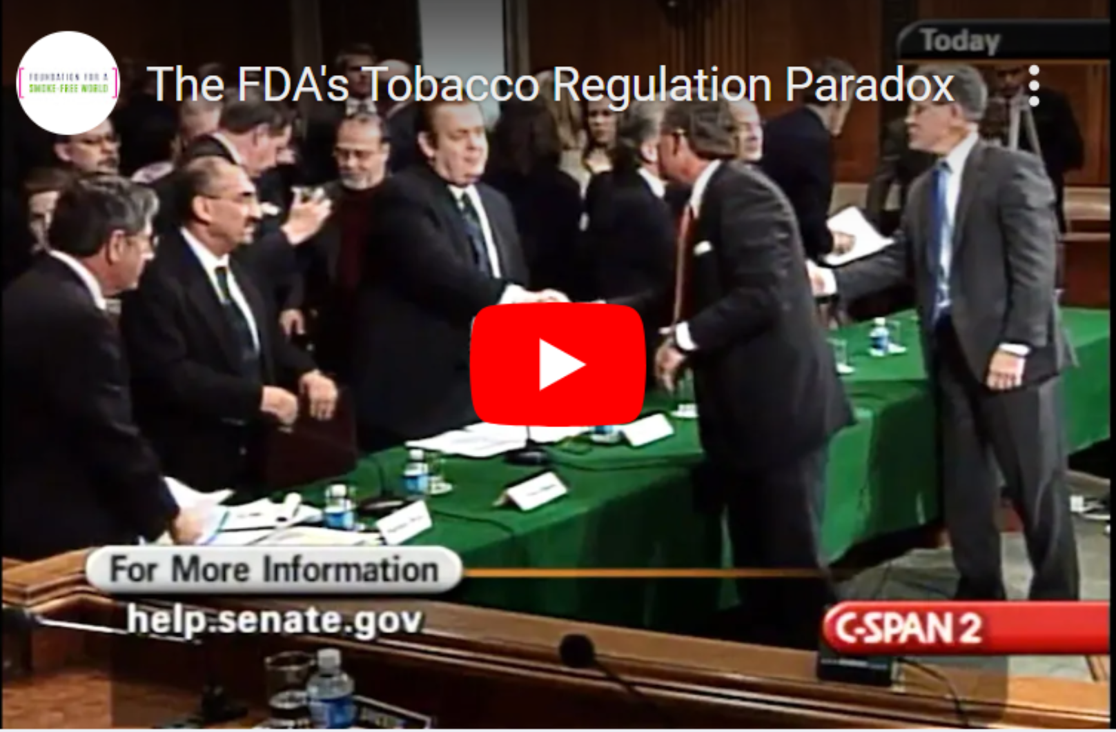 Video thumbnail featuring congress and FDA