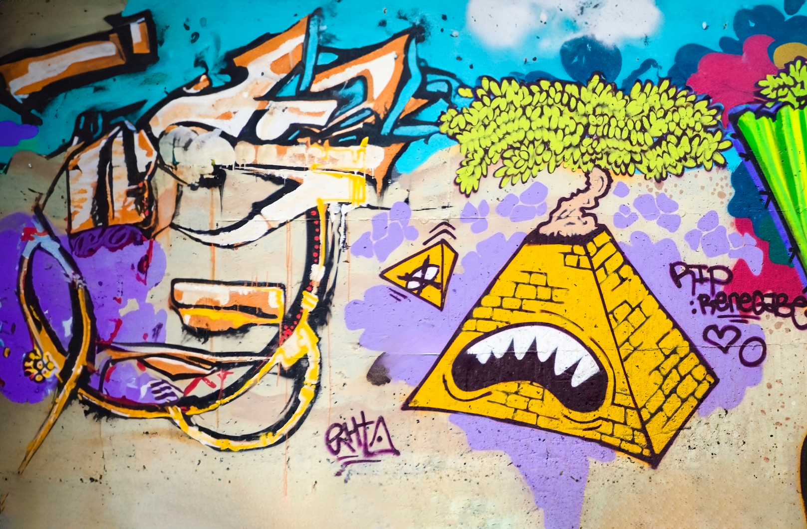 Image of wall graffiti 